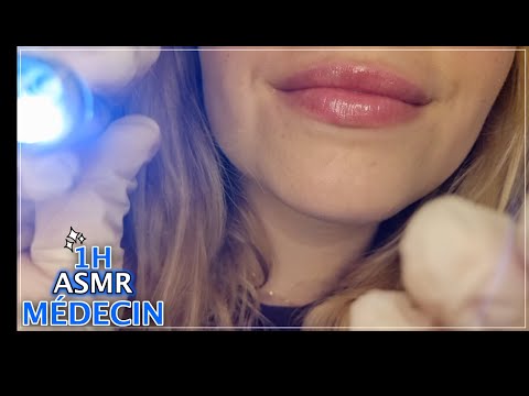 ASMR FRANÇAIS 🌸 1H DE MES ROLEPLAY MEDICAUX  - Visite Médicale, Check up....