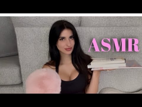 ASMR gum & fun books🐱💋(crinkles, glossy page turning, and more) 💖