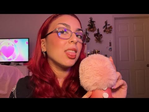 ASMR ☆ FAST fluffy mic triggers with MOUTH SOUNDS 💋