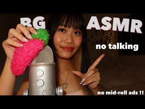 ASMR to play in the background 🍓ྀི˚.༘⋆ (no mid-roll ads, no talking)