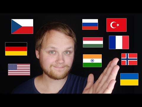 Whispering boyfriend in 38 languages! (ASMR)