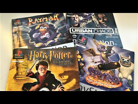 Livrets de jeux PS1 - ASMR Français