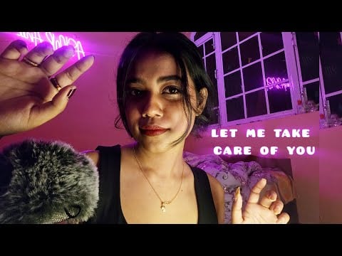ASMR Hindi | Just You & Me | Personal Attention + Ear & Face Scratching & Head Massage