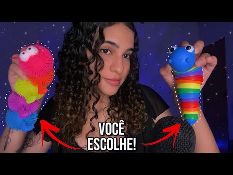 ASMR, MAS VOCÊ ESCOLHE O SOM QUE VOU FAZER 🌀