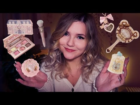 Мурашечная РАСПАКОВКА косметики FLOWER KNOWS 🧸🎀 The Sweetie Bear (АСМР обзор, шепот)