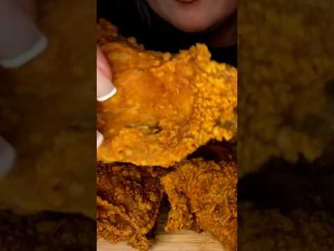 Crispy Fried Chicken #asmr #shorts #food #chicken