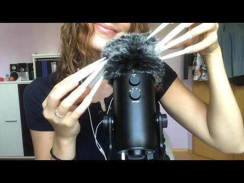 ASMR - Intense Mic Scratching (Extreme Long Nails Edition)