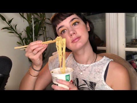 ASMR 🍜 Cup Noodles Miso Ramen