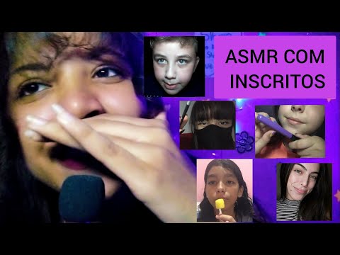 ASMR COM INSCRITOS | 99% DAS PESSOAS IRAM DORMIR VENDO ESSE VÍDEO 💤