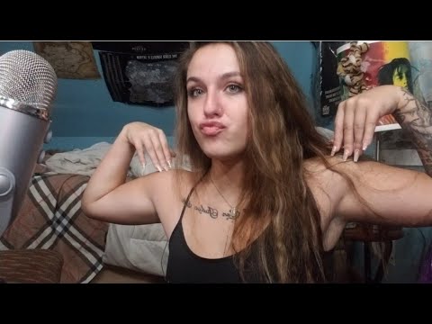 ASMR- Skin Scratching W Some Nail Tapping