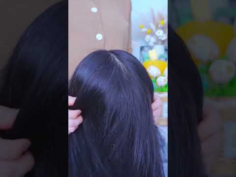 hair care asmr and hair play