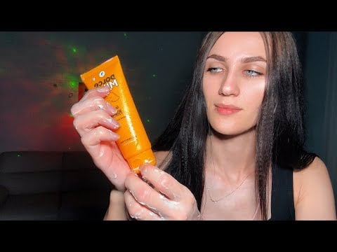 ASMR Lotion Massage ✨ Relaxing Triggers & Satisfying Sounds 🌸