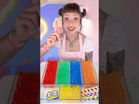 ele pediu o sabor de Bubble Tea secreto 😳 #asmr #satisfying #funny
