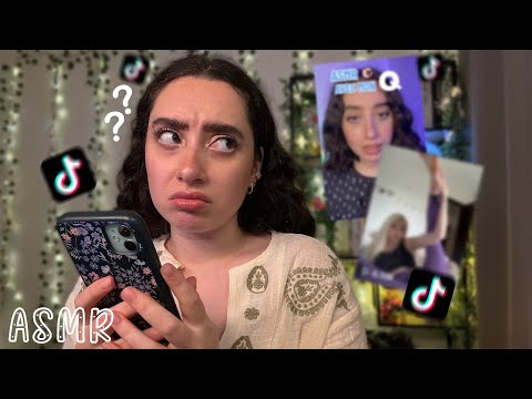 🌙ASMR FRANÇAIS : JE RÉAGIS À DES TIKTOK ASMR POUR LA PREMIÈRE FOIS...😳 (je ne m'attendais pas à ça)