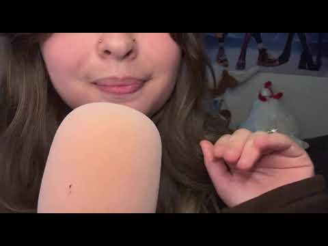 Spit painting w/ ACTUAL Lens Licking (ASMR) 🌊🩷