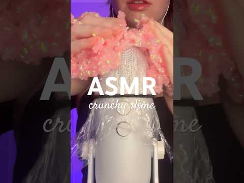 crunchy slime #asmr ✨ so tingly!