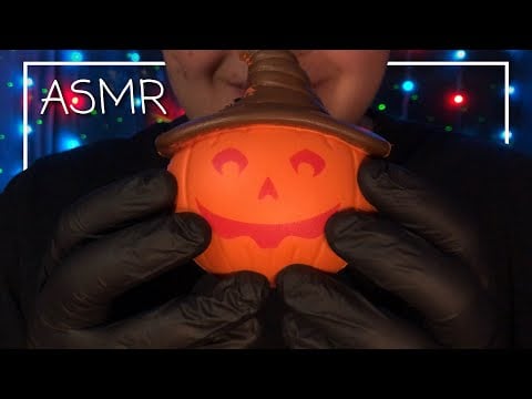 Halloween ASMR Pumpkin Squishy Tapping! 🎃 (No Talking)