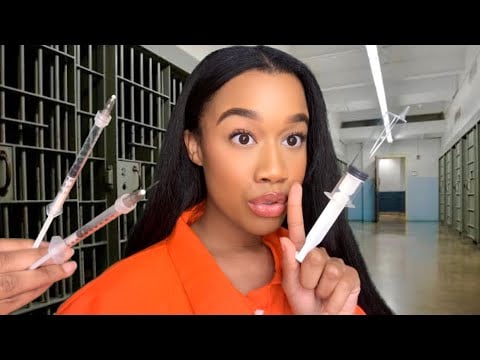ASMR Tingle Dealer Sells You illegal Tingles in Jail !! 💉🤫 ASMR Injecting You with Tingles