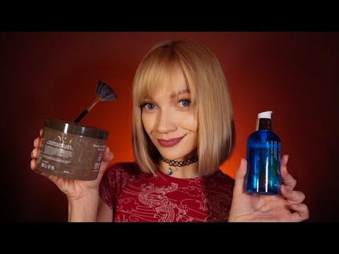 ASMR 🧴 Touch your face with Gel-Covered Hands