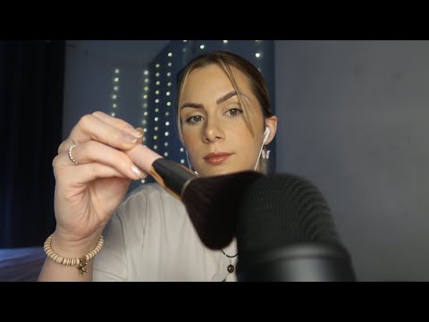 ASMR mic brushing & scratching for relaxation!