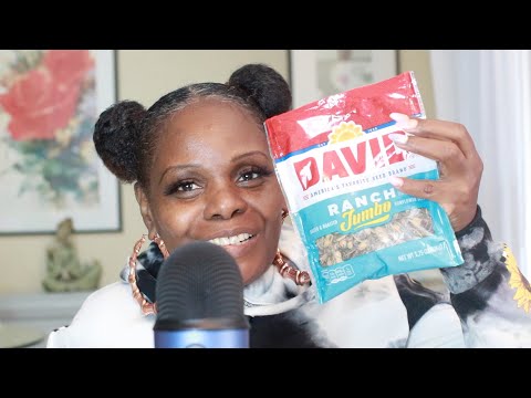 RANCH JUMBO SUNFLOWER SEEDS ASMR EATING SOUNDS QA