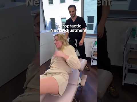 Chiropractic Neck Adjustment | Trending Videos #shorts #shortsfeed #trending #asmr #chiropractic