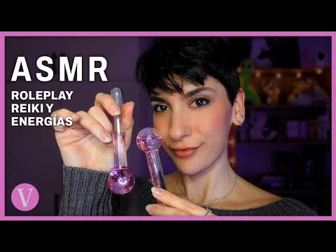 ASMR Visual Español - Roleplay Reiki y limpieza de energía