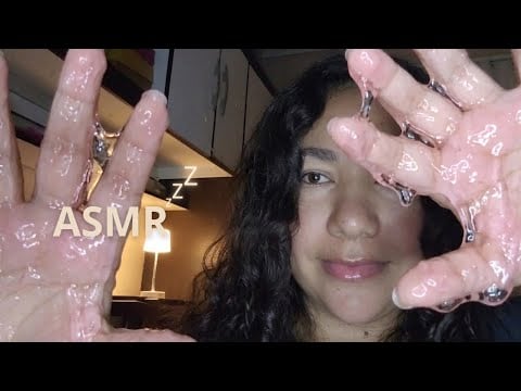 ASMR - 💆‍♀️🫧Salão Dos Cachos (muito gel,espuma,umectação) e Massagem Facial Com Óleo | SONS REAIS