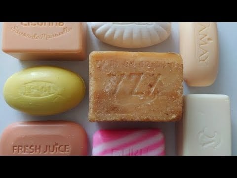 Dry Soap carving ASMR\ relaxing sounds\ No talking. Satisfying ASMR video\ Cutting soap