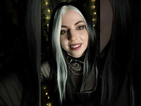 ASMR Goth Rogue Whispers You To Sleep (X-Men Roleplay, Southern) #shorts #asmr #asmrsounds