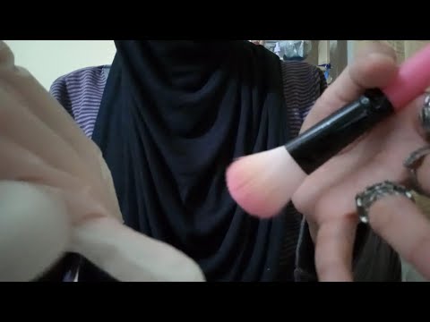 ASMR | Brushing you to sleep (Minimal whisper talk)