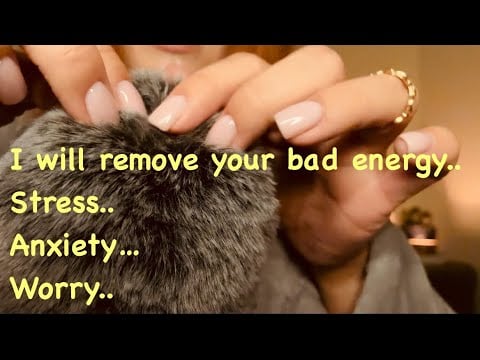Plucking away your stress & negativity 🍃 | Relax, unwind, and let the bad vibes fade. ✨ #ASMR