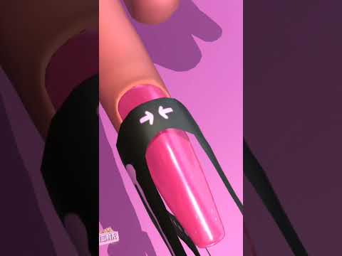 acrylic nail art || animated ASMR || relaxing ASMR #nailart #animatedvideo #relaxingsounds