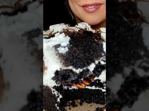 BIG CHOCOLATE OREO CAKE #asmr #cake #chocolate