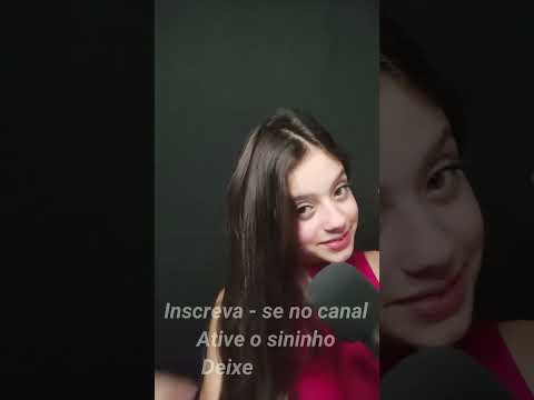 ASMR SOM DE CABELO - Luiza Aro  #shorts