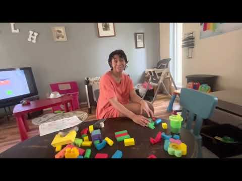Vlog #71- Playing with Blocks and Block Heads
