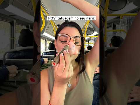 POV: tatuagem no seu nariz #asmr #humor #shorts