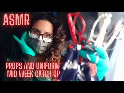 ASMR MID WEEK FUN props and uniform  CATCH UP