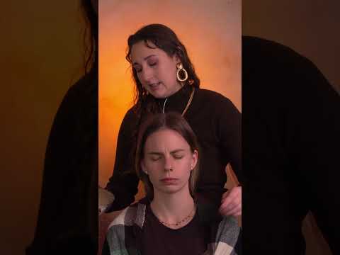 asmr massage on a real person