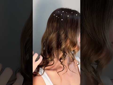 New Short-ASMR Hair Curling and Styling 🩷 #asmr #asmrsounds #asmrhair #asmrtingles #asmrhaircurling