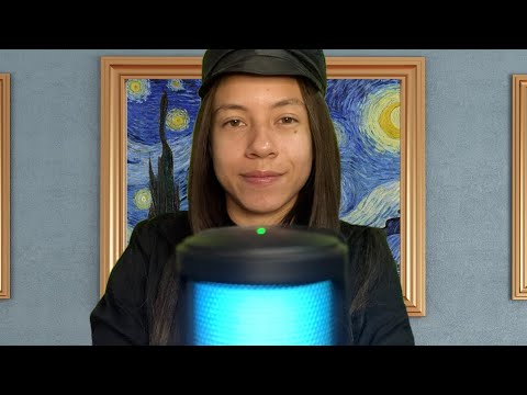 ASMR ROLEPLAY Guarda Do Museu Fazendo Tour Particular 🌌🖼️