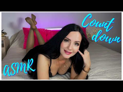 ASMR Count Down For You To Sleep✨ In The Pose 👣Sheer Nylon Stockings