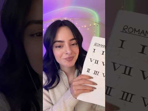 Roman numerals test✨ #asmr #relaxing #triggersforsleep #asmrvideos #asmrsleep #asmrforsleep