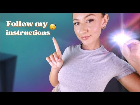 ASMR Follow My Instructions BUT With Your Eyes Closed 😴 💤