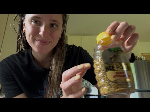 Fast lofi ASMR in a Kitchen (fast tapping, tongue clicking, random tingly triggers)