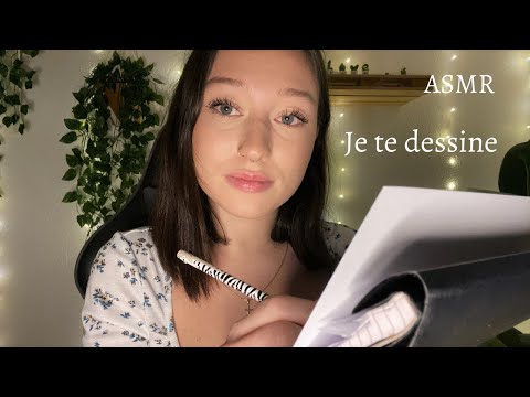 ASMR FRANCAIS - RP Je fais ton portrait ! 🖍 ( Attention personnelle )