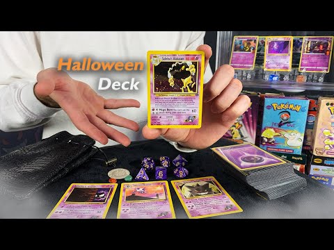 ASMR | Relaxing Pokemon Deck Assistant Builds You a Halloween Deck 🎃 | Customer Service Roleplay