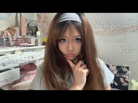 ASMR 10k special Q&A | clicky whispering