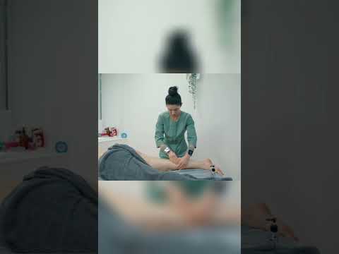 Deep tension release for Liza’s legs | Real ASMR Massage