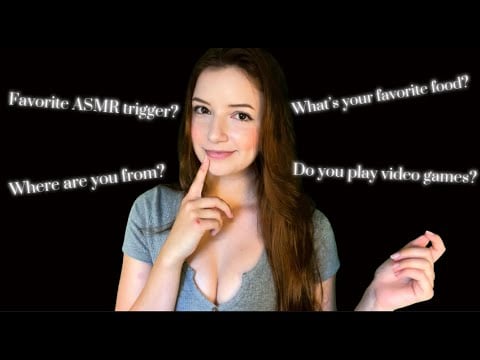ASMR 10k Subscriber Q&A! 🎉